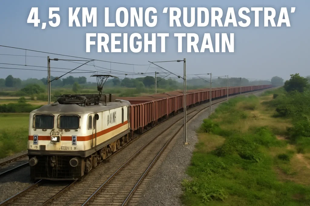 rudrastra train 4.5Km Long